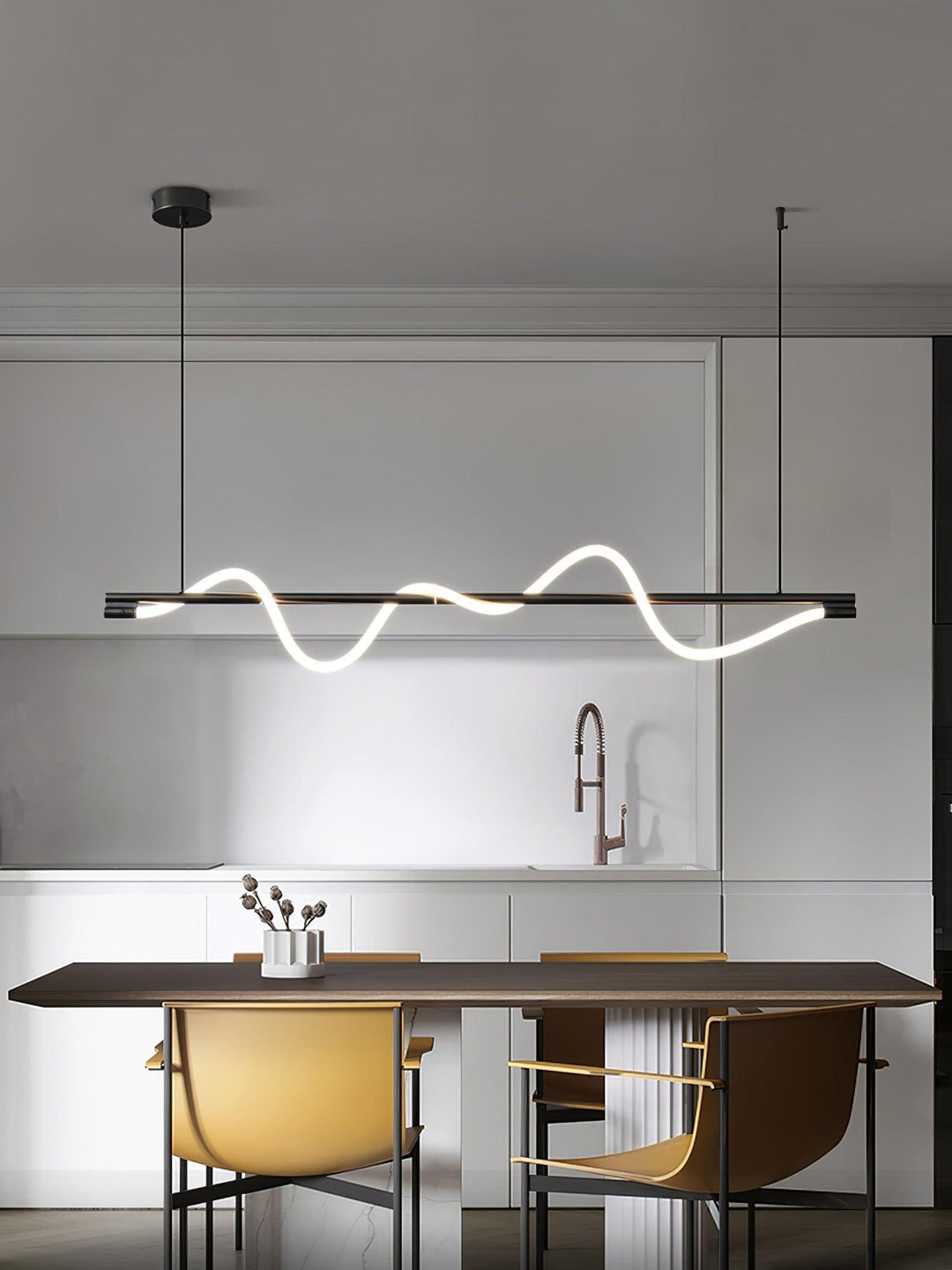 Linjära Kurva Ö-lampa