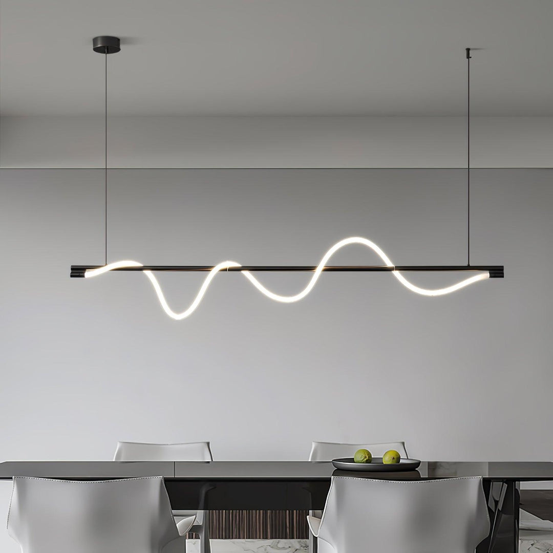 Linjära Kurva Ö-lampa