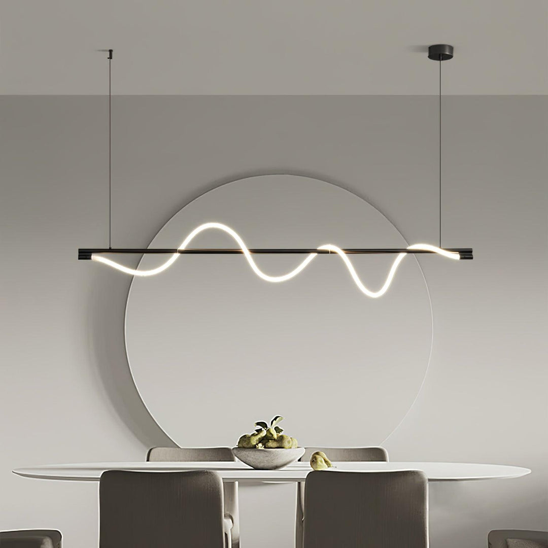 Linjära Kurva Ö-lampa