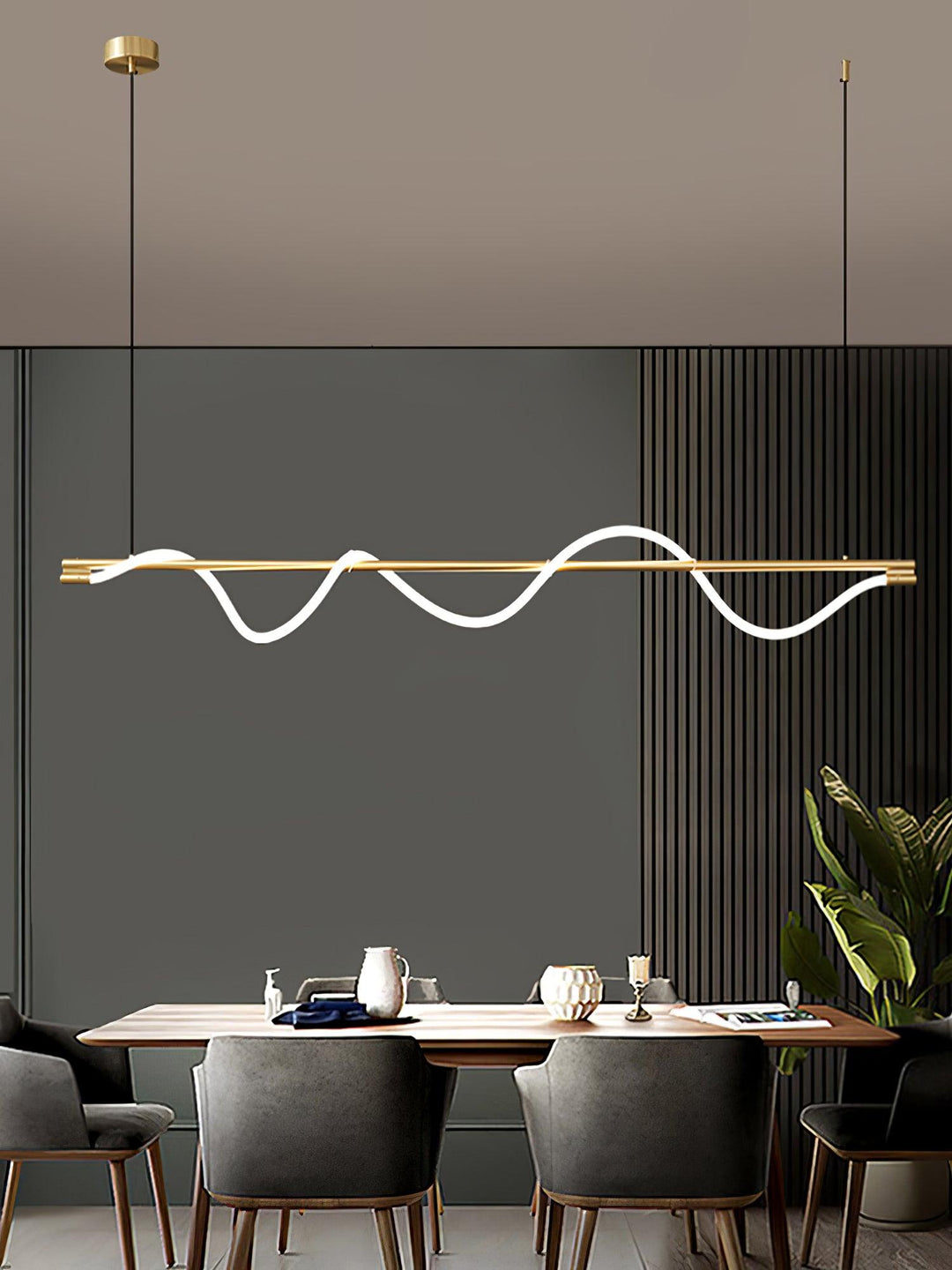 Linjära Kurva Ö-lampa