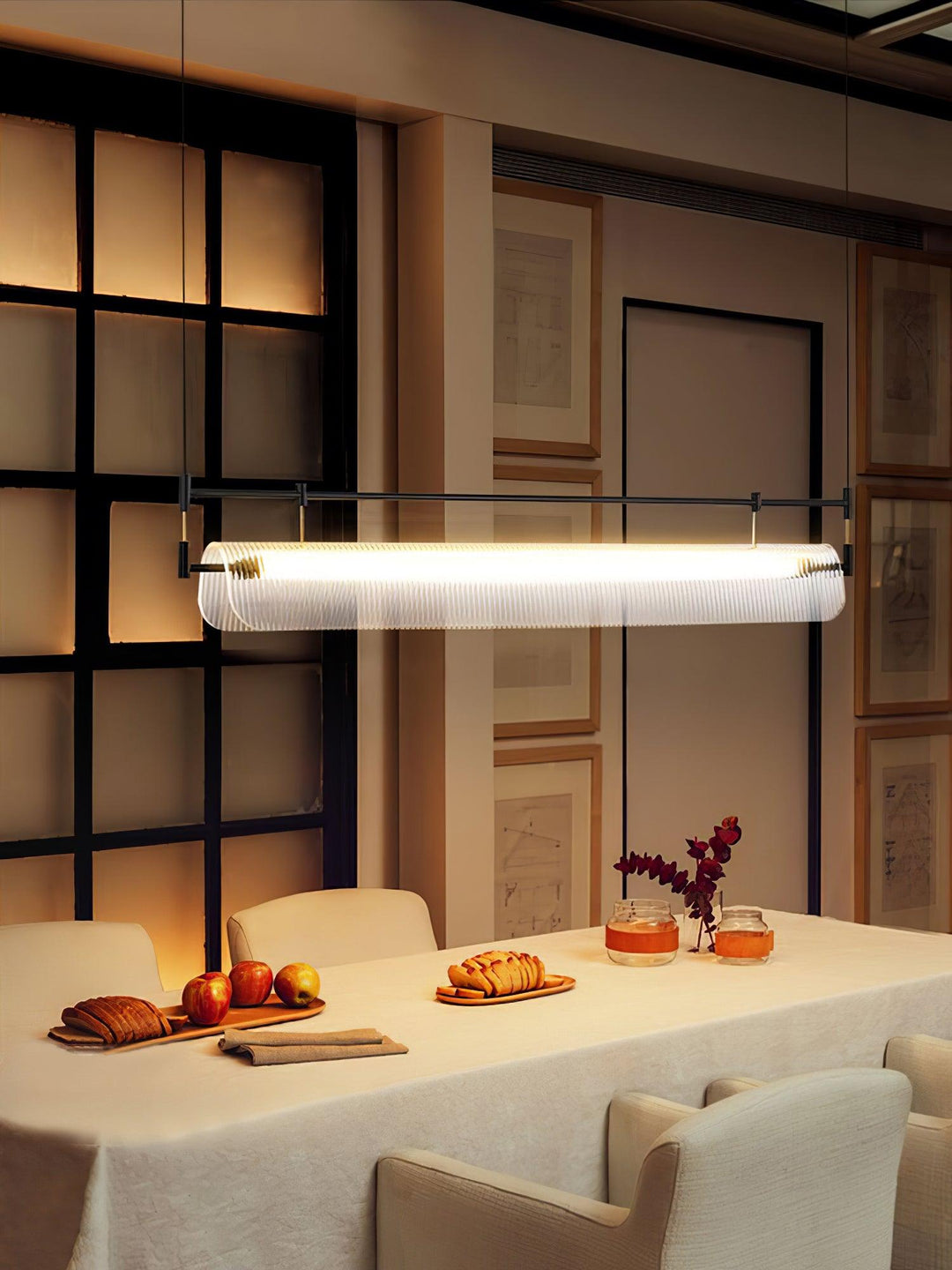 Linjära Strip Chandelier
