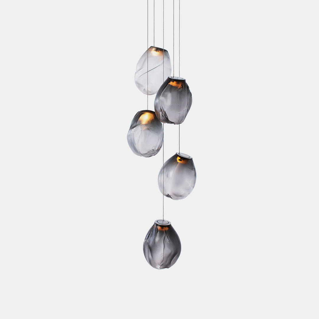 Flytande Glas Sten Hängande Lampa