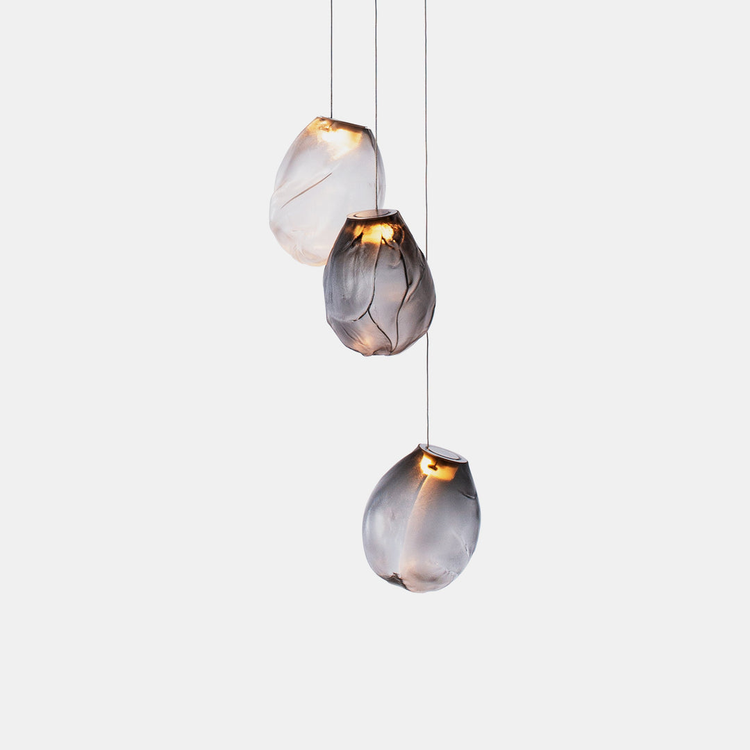 Flytande Glas Sten Hängande Lampa