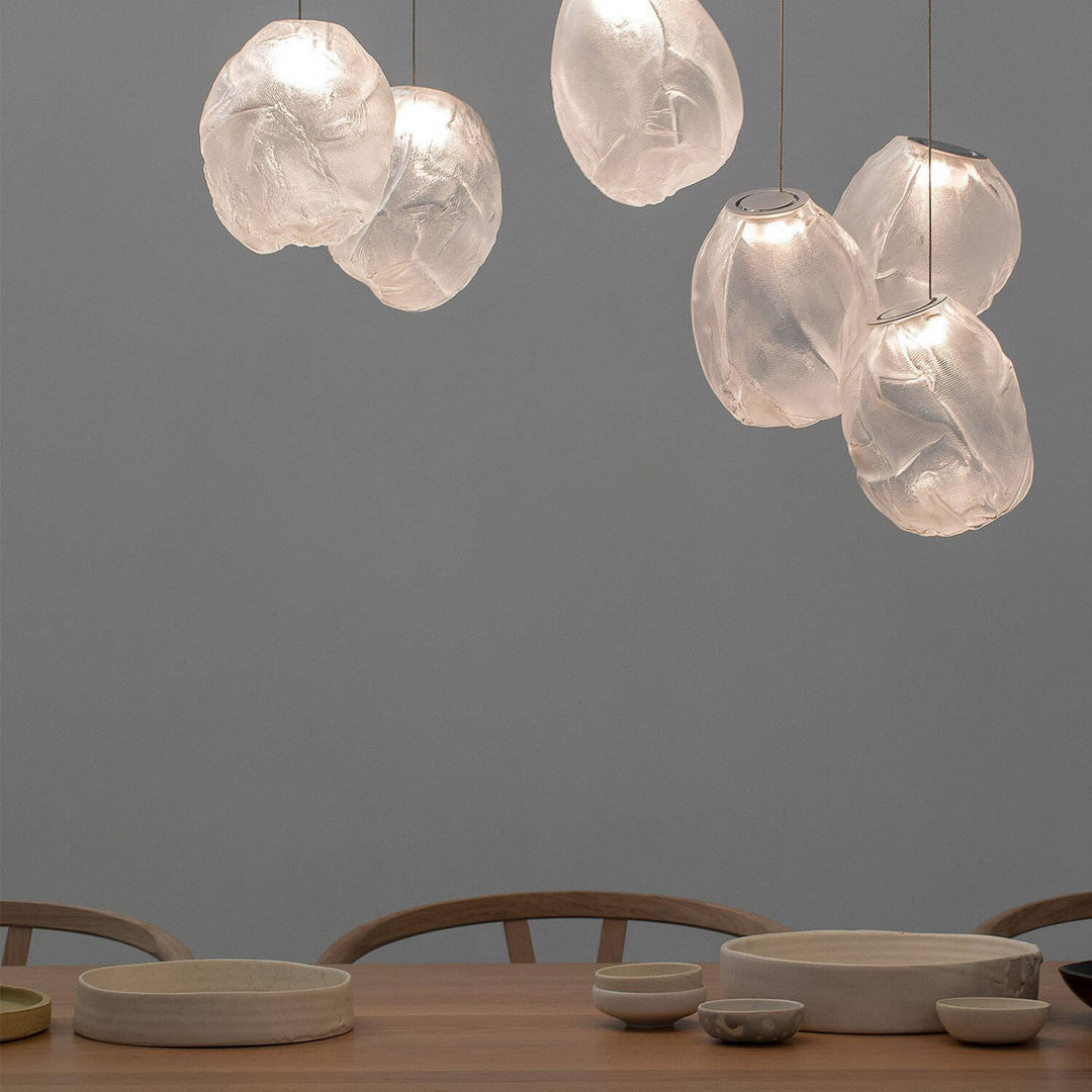 Flytande Glas Sten Hängande Lampa