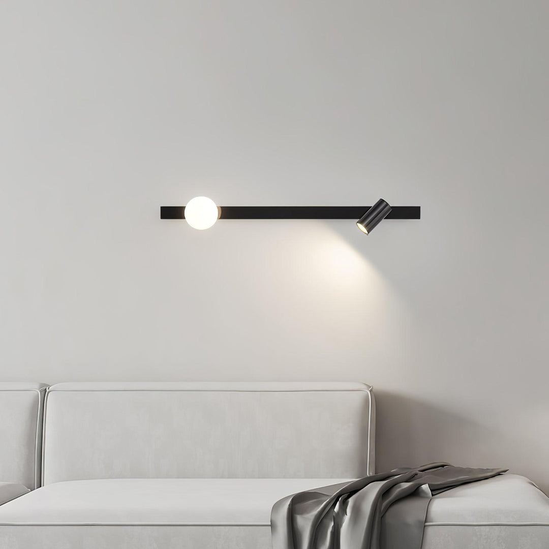 Lång Arm Vägglampa med Stickkontakt
