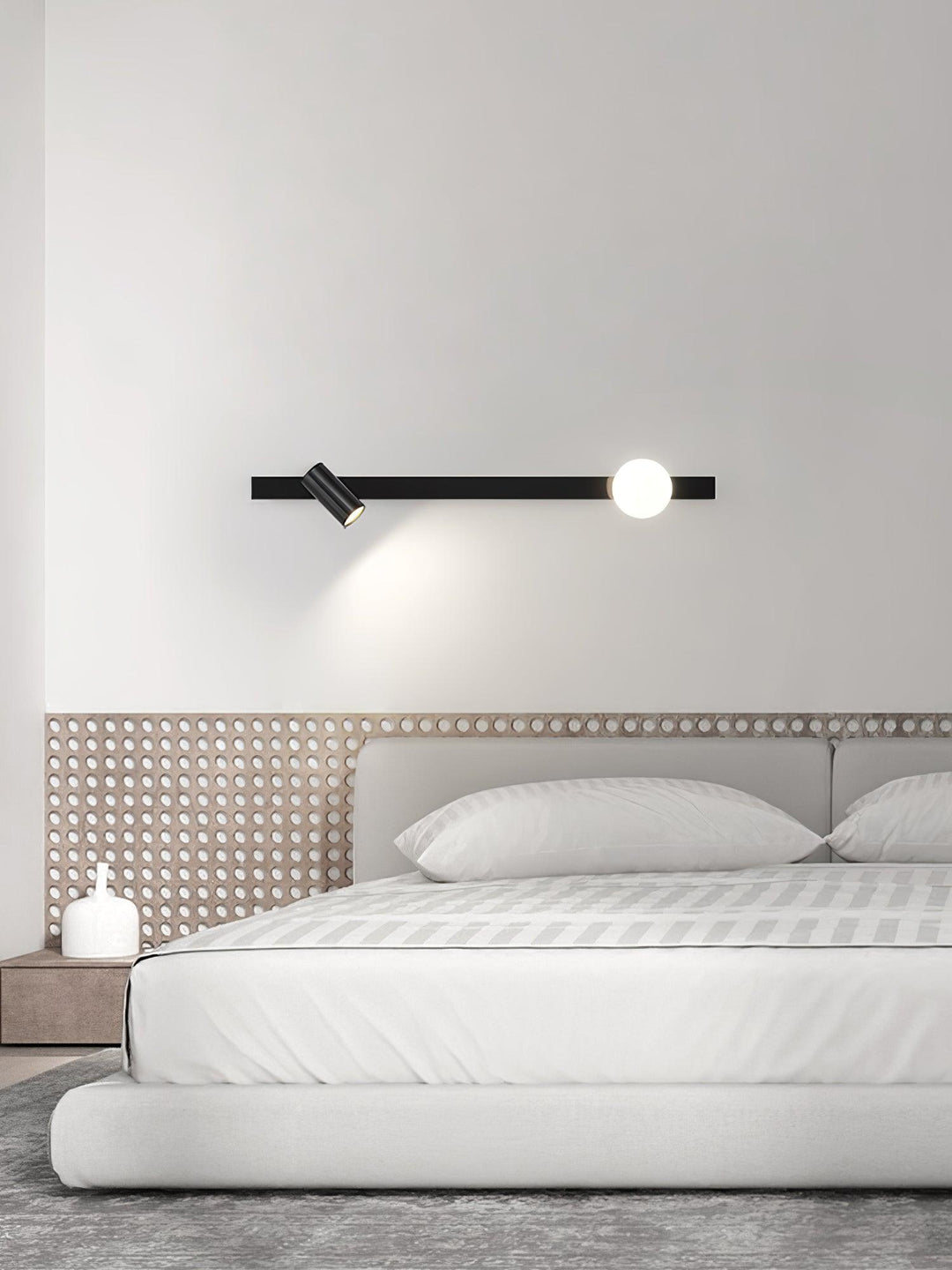 Lång Arm Vägglampa med Stickkontakt