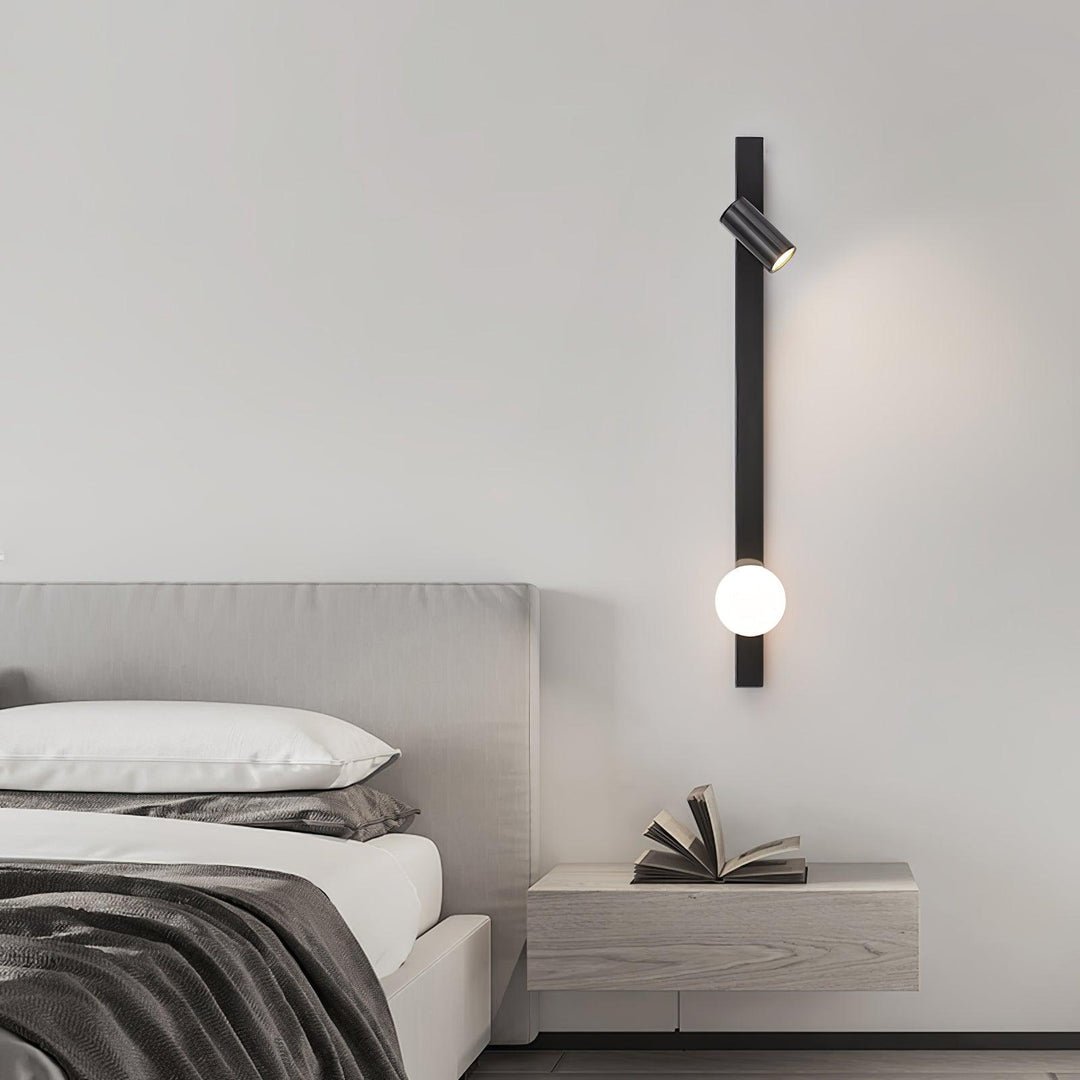 Lång Arm Vägglampa med Stickkontakt