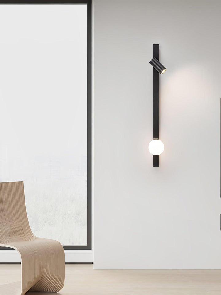 Lång Arm Vägglampa med Stickkontakt