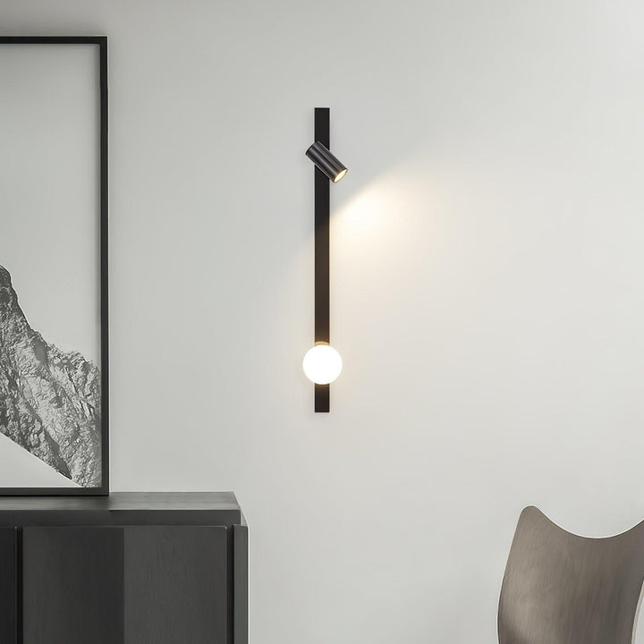 Lång Arm Vägglampa med Stickkontakt