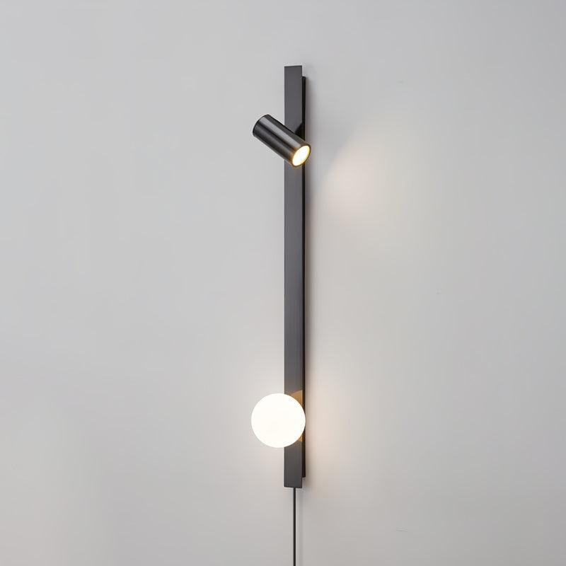Lång Arm Vägglampa med Stickkontakt