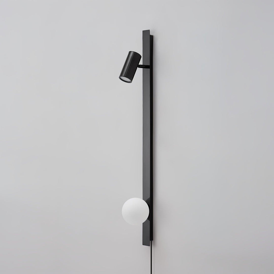 Lång Arm Vägglampa med Stickkontakt