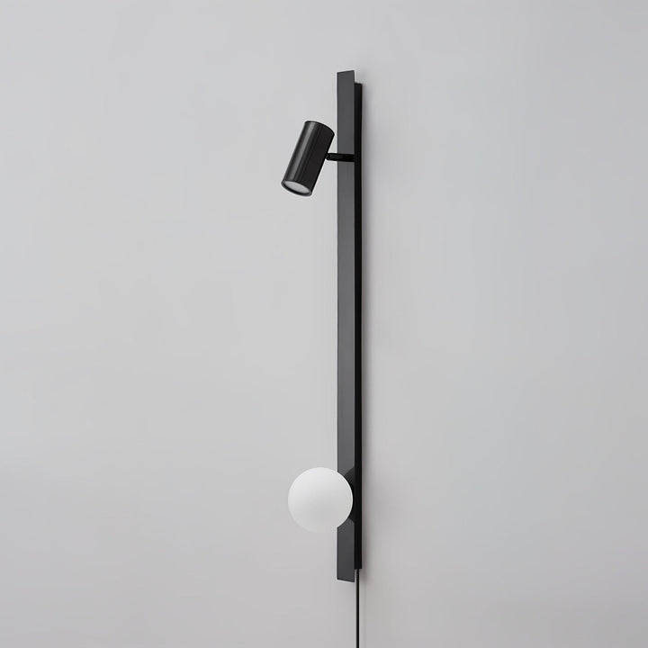 Lång Arm Vägglampa med Stickkontakt