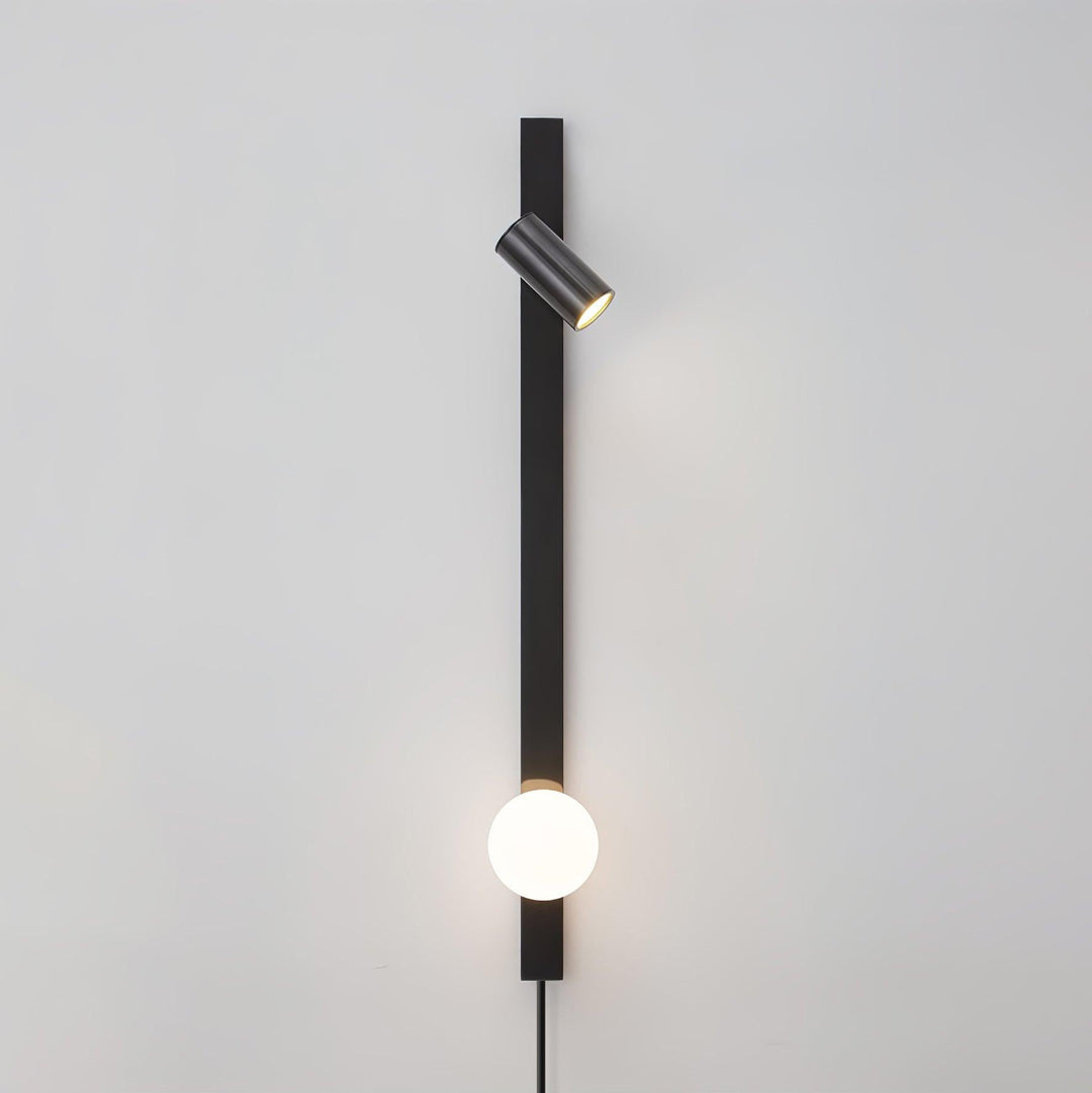 Lång Arm Vägglampa med Stickkontakt