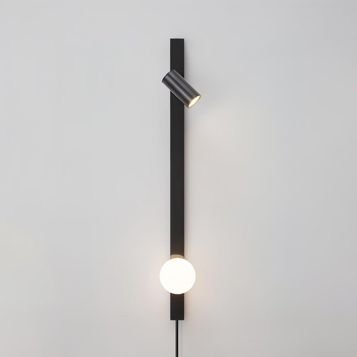 Lång Arm Vägglampa med Stickkontakt
