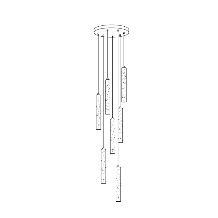 Lång Cylinder Pendellampa