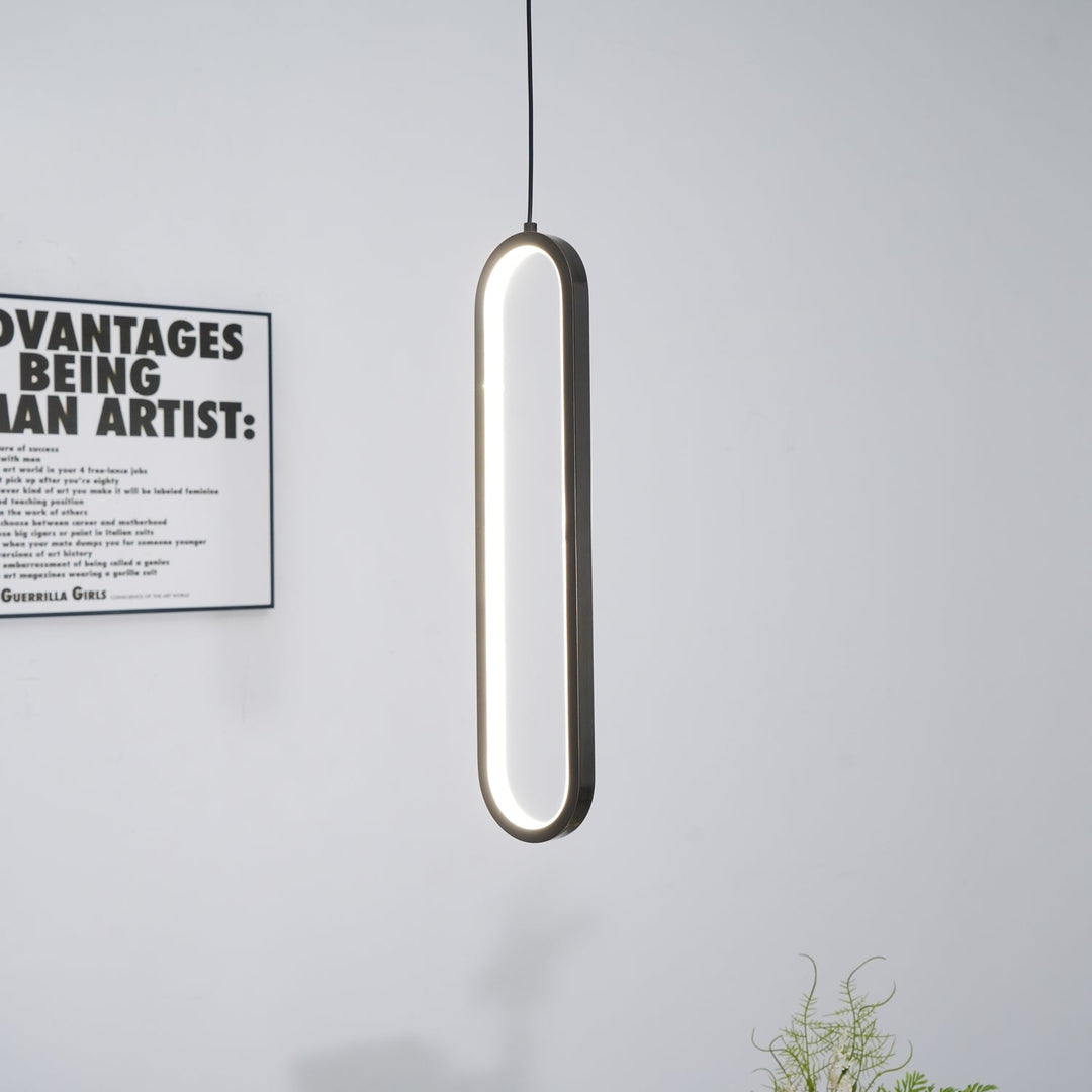 Lång Oval LED Hänglampa
