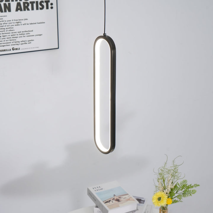 Lång Oval LED Hänglampa
