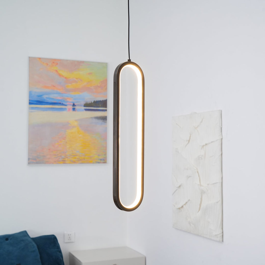 Lång Oval LED Hänglampa