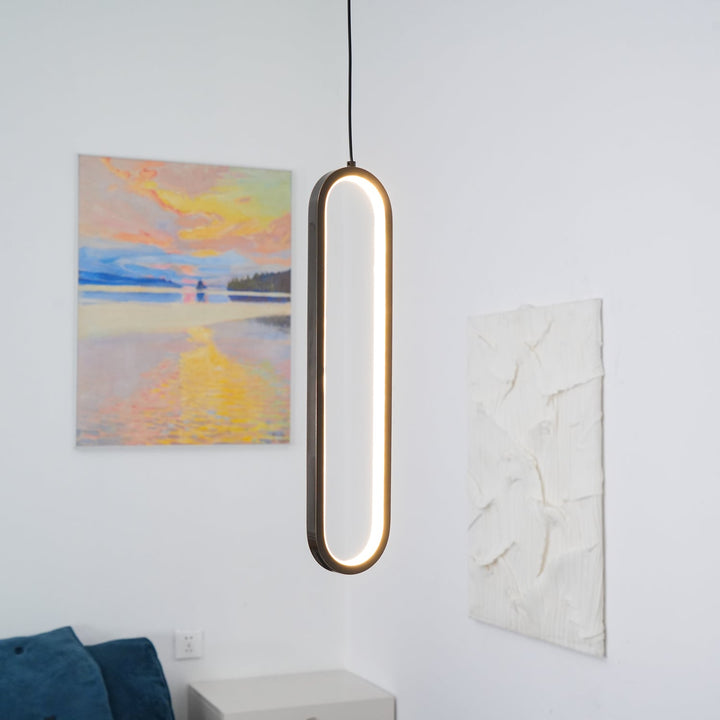 Lång Oval LED Hänglampa