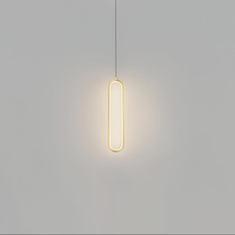 Lång Oval LED Hänglampa