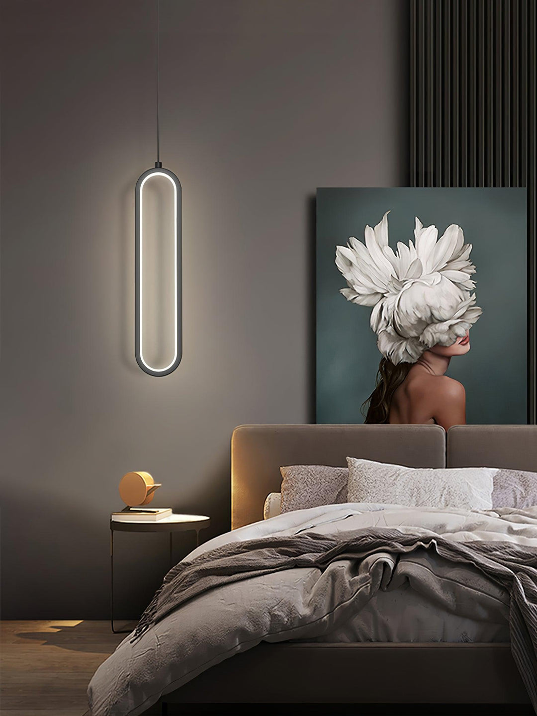 Lång Oval LED Hänglampa