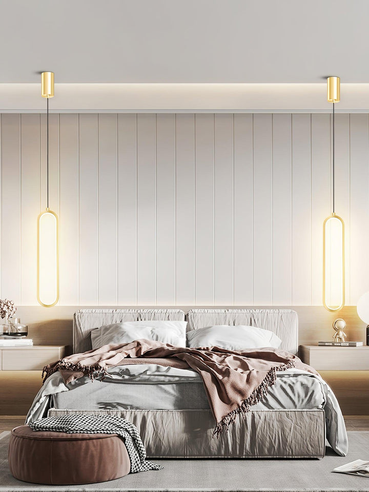 Lång Oval LED Hänglampa
