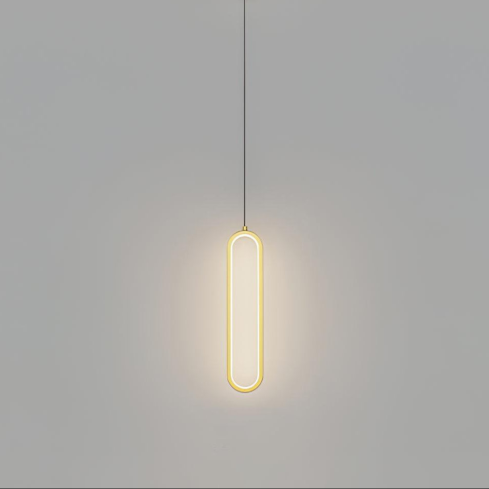 Lång Oval LED Hänglampa