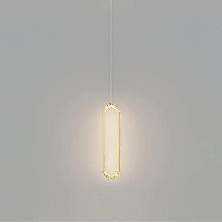 Lång Oval LED Hänglampa
