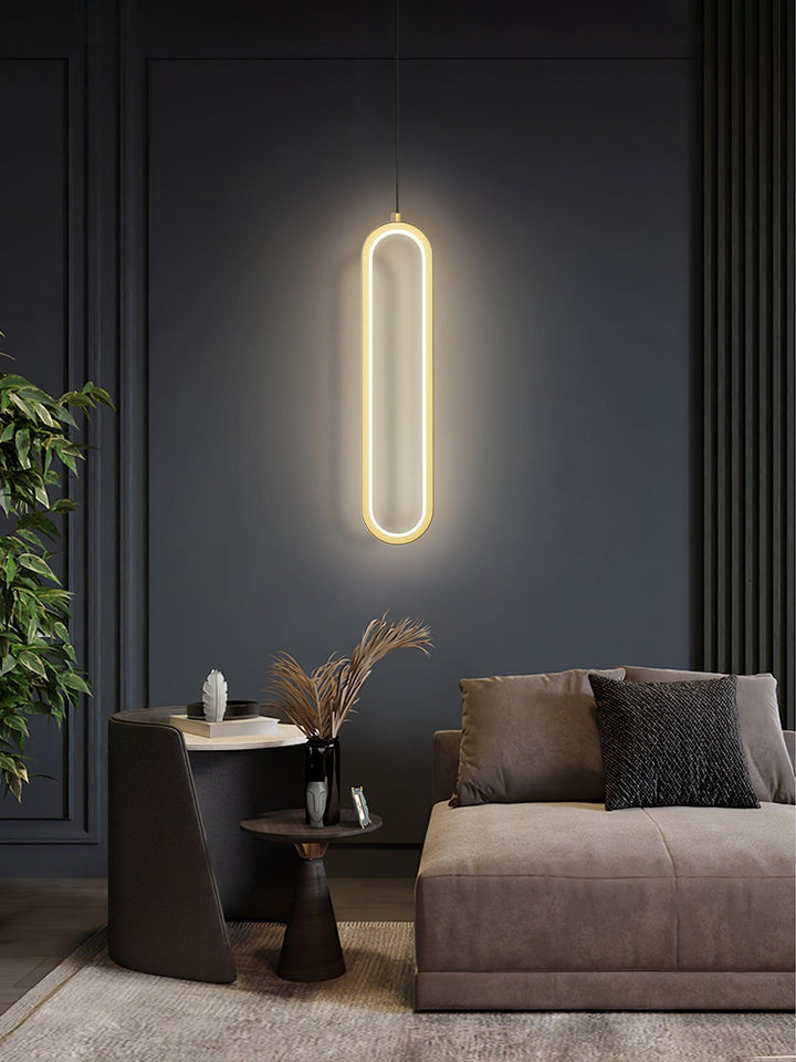 Lång Oval LED Hänglampa