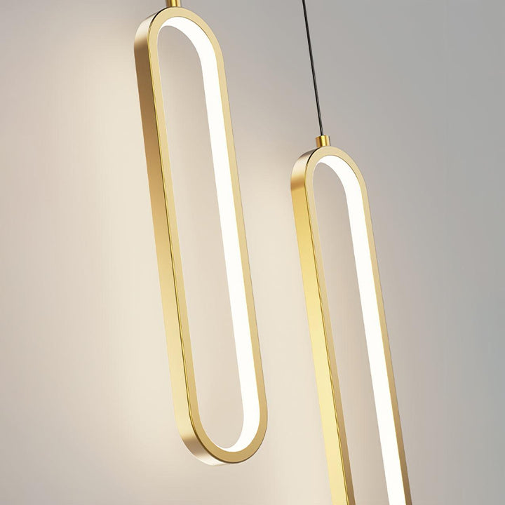 Lång Oval LED Hänglampa