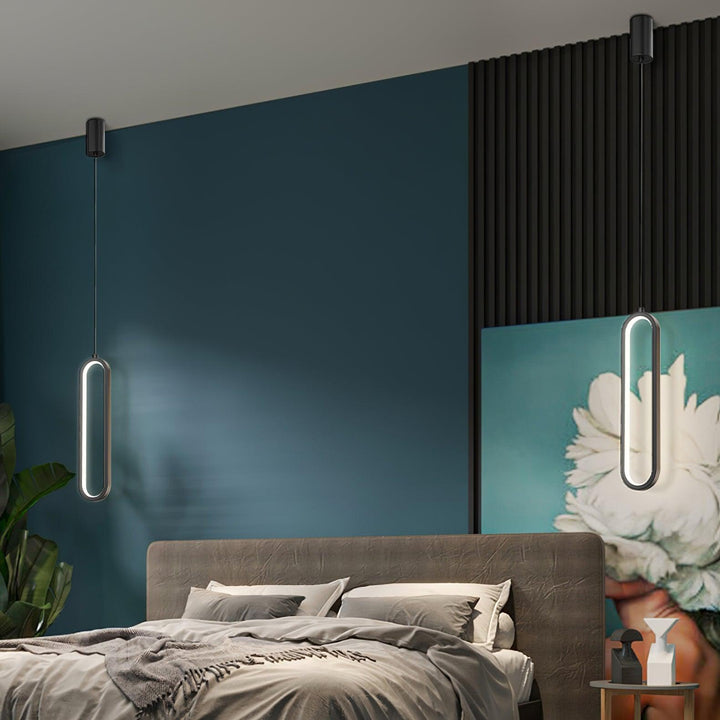 Lång Oval LED Hänglampa
