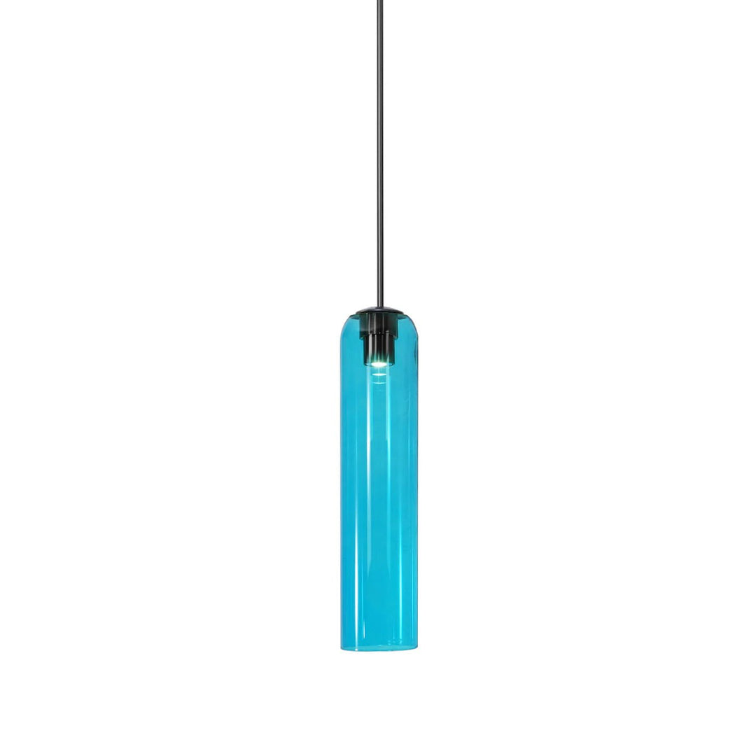 Lång Rörformad Glaspendellampa