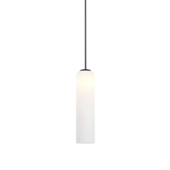 Lång Rörformad Glaspendellampa