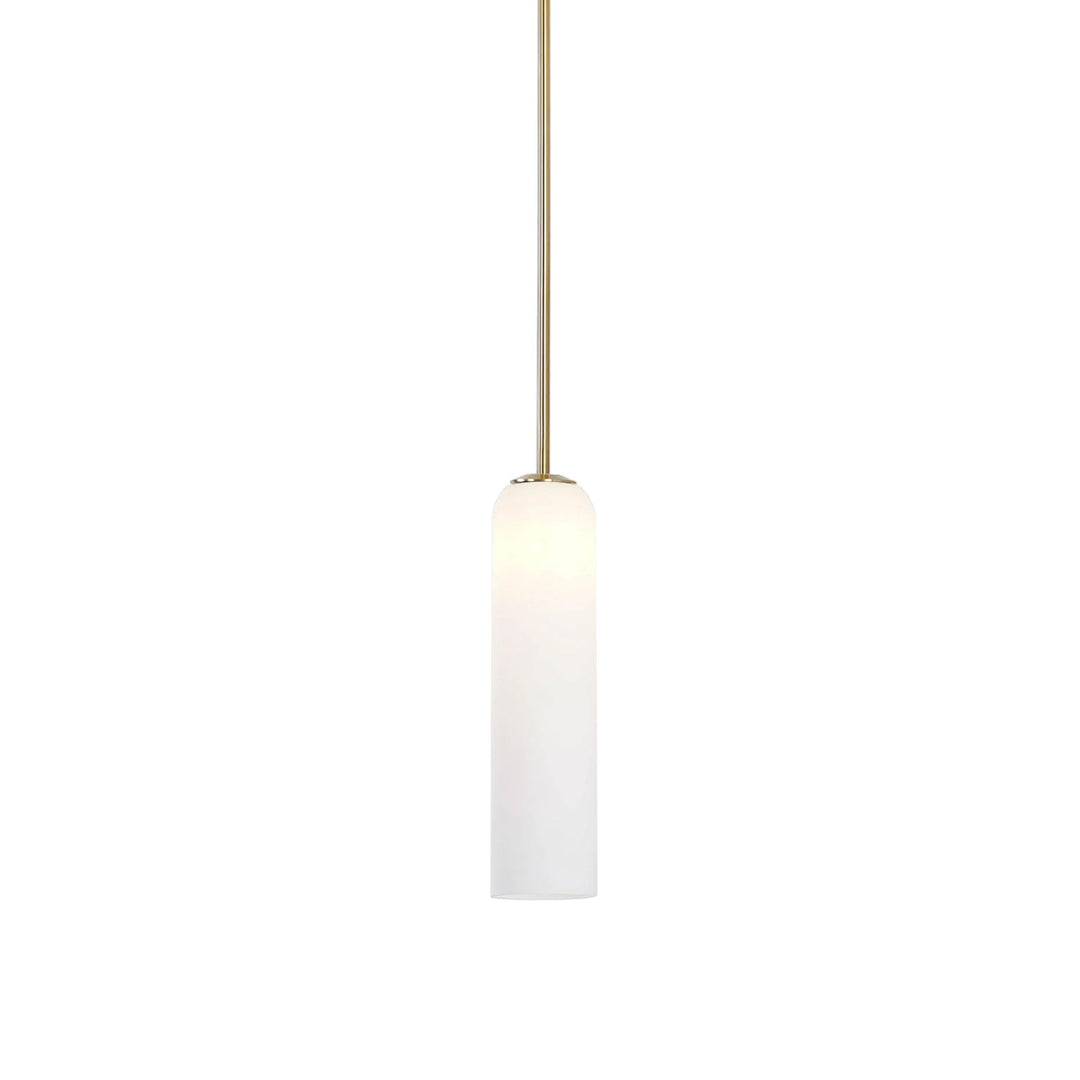 Lång Rörformad Glaspendellampa