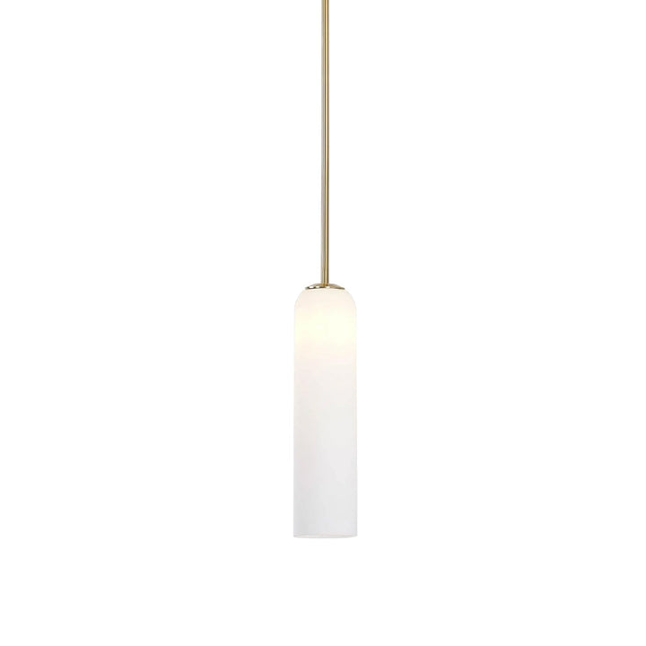 Lång Rörformad Glaspendellampa