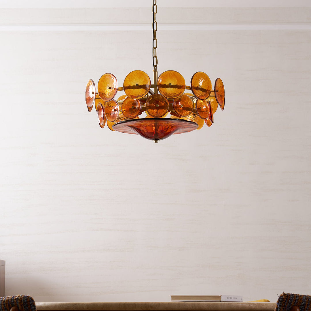 Solaris Disc Murano Kandelaber