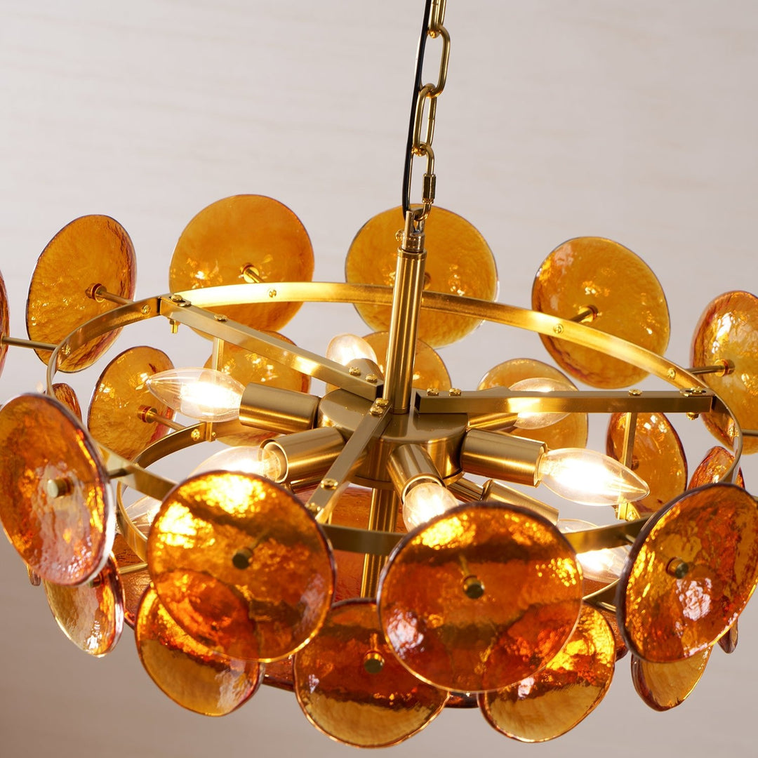 Solaris Disc Murano Kandelaber