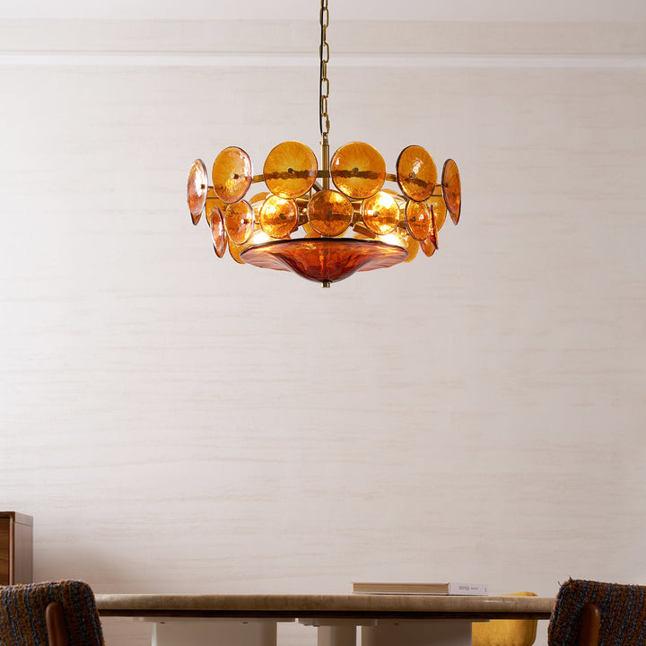 Solaris Disc Murano Kandelaber