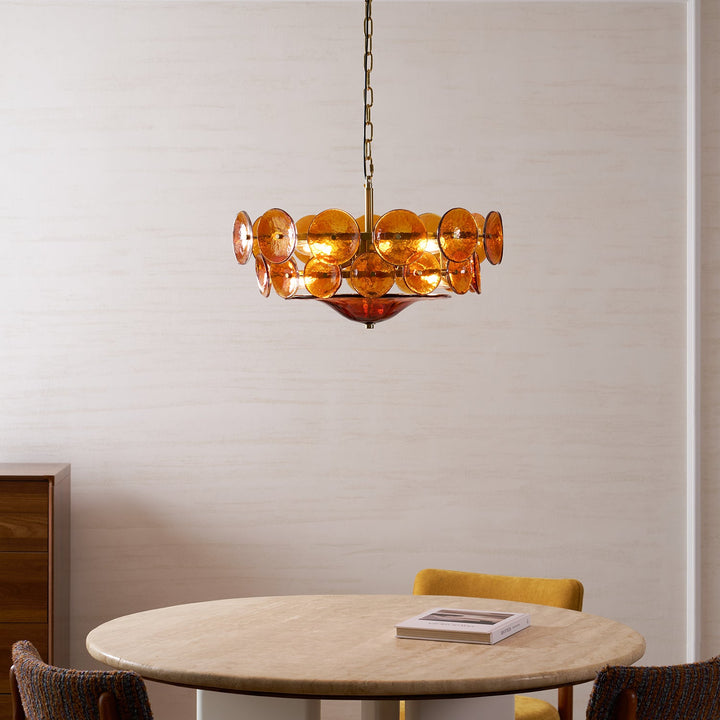 Solaris Disc Murano Kandelaber