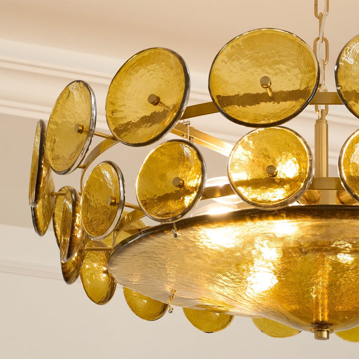 Solaris Disc Murano Kandelaber