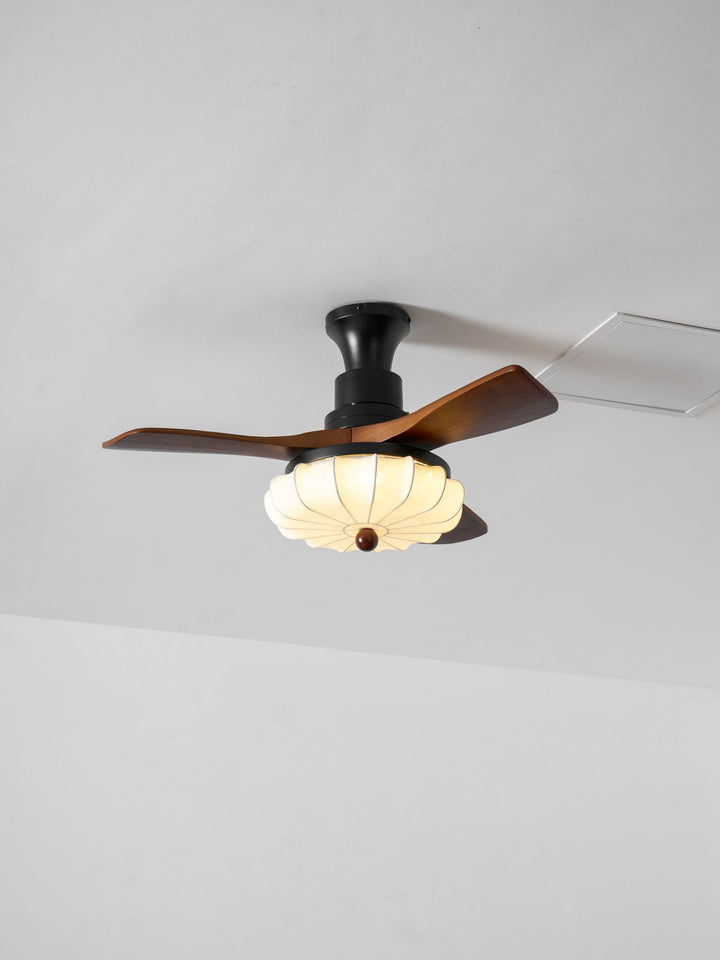 Lotus Bloom Takfläktlampa