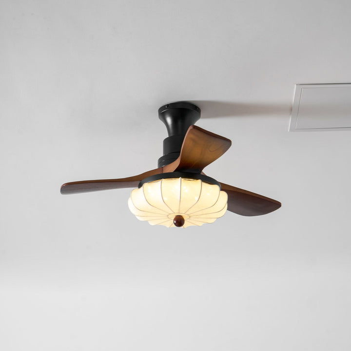 Lotus Bloom Takfläktlampa