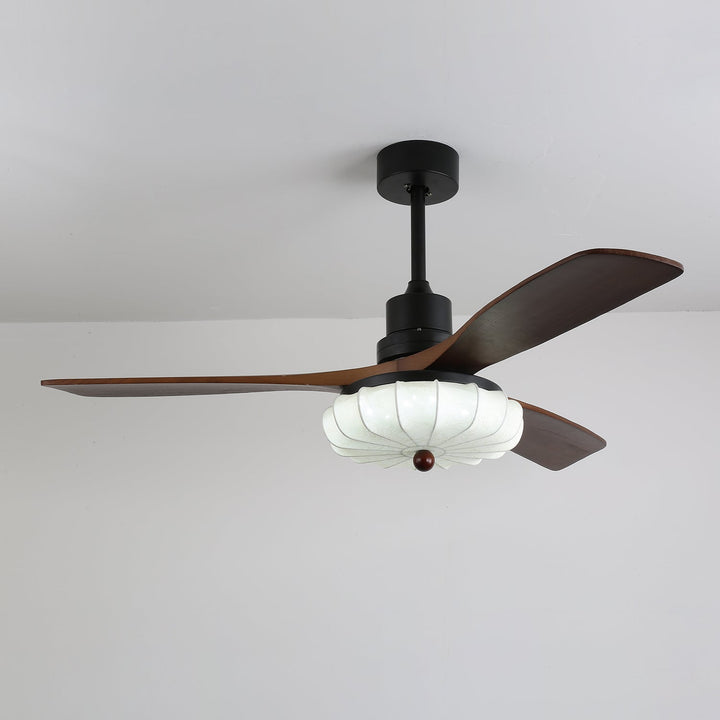 Lotus Bloom Takfläktlampa