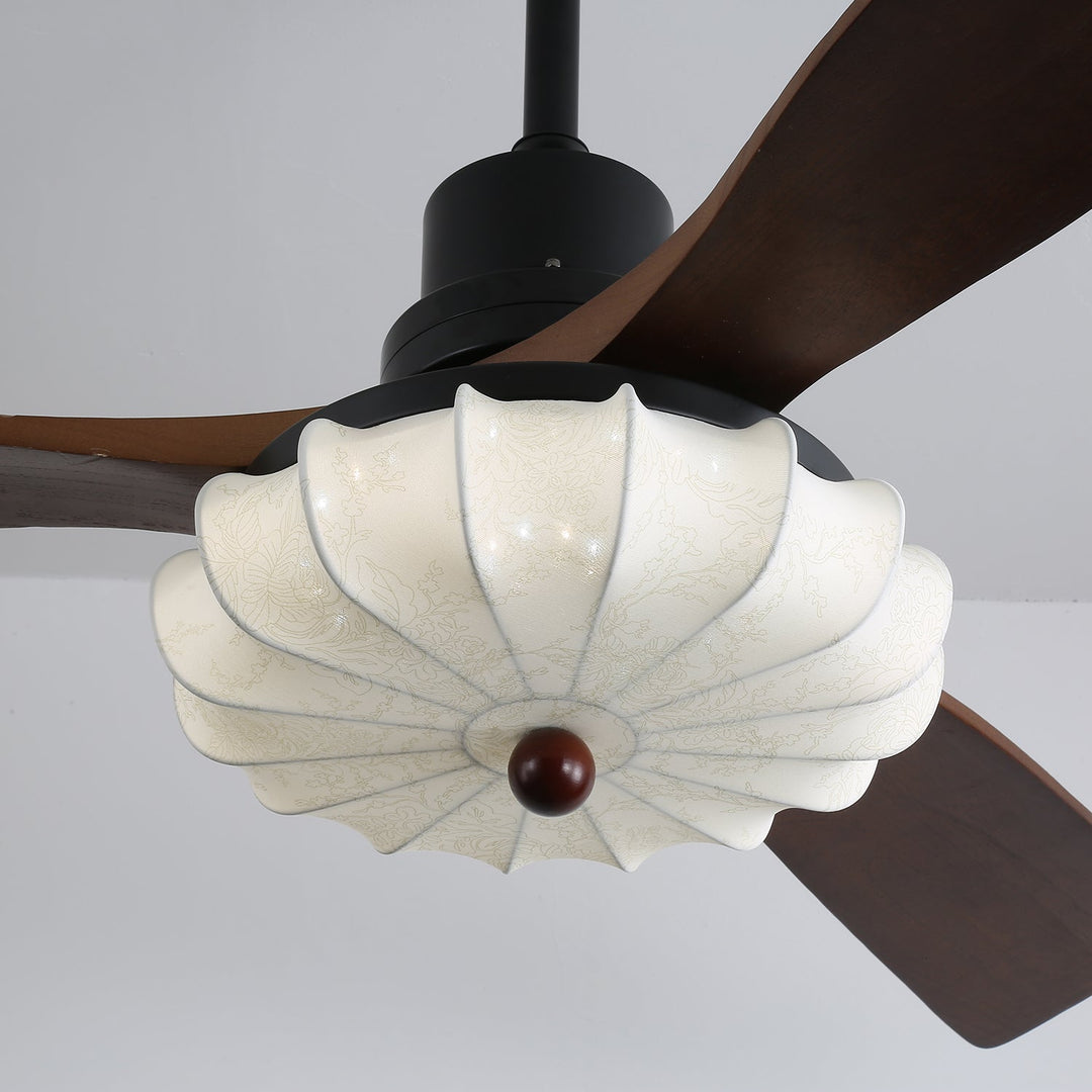 Lotus Bloom Takfläktlampa