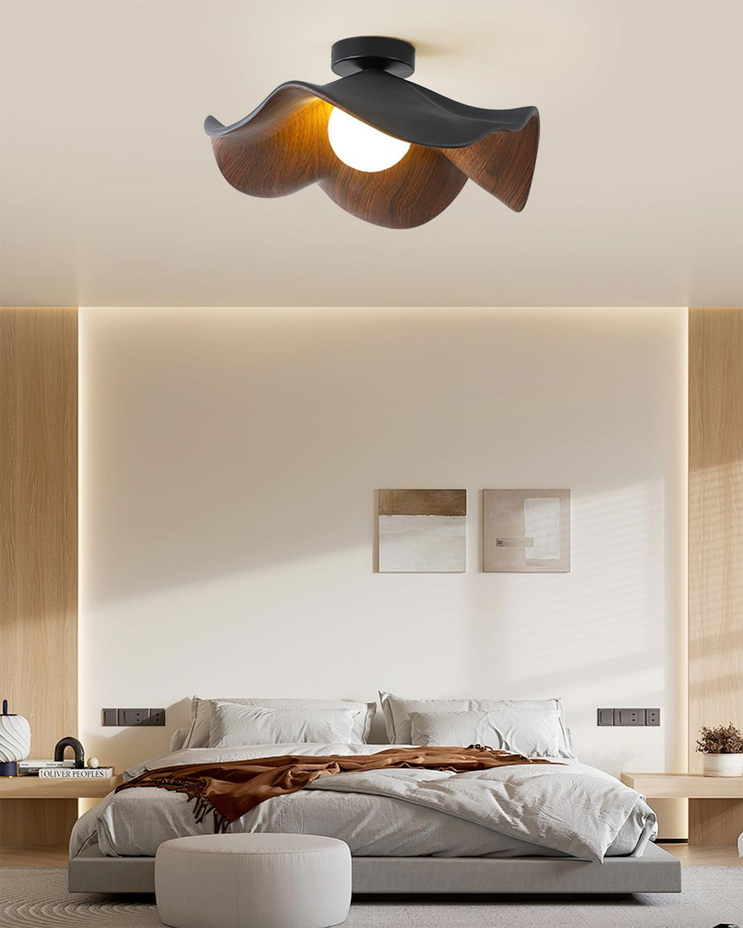 Lotusblad Taklampa