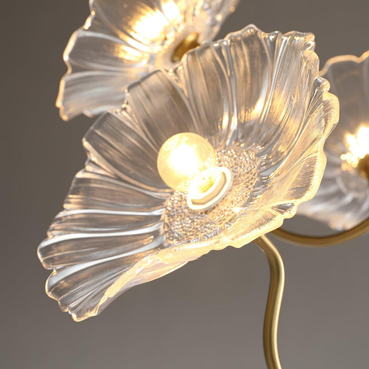 Lotusblad Glas Kandelaber