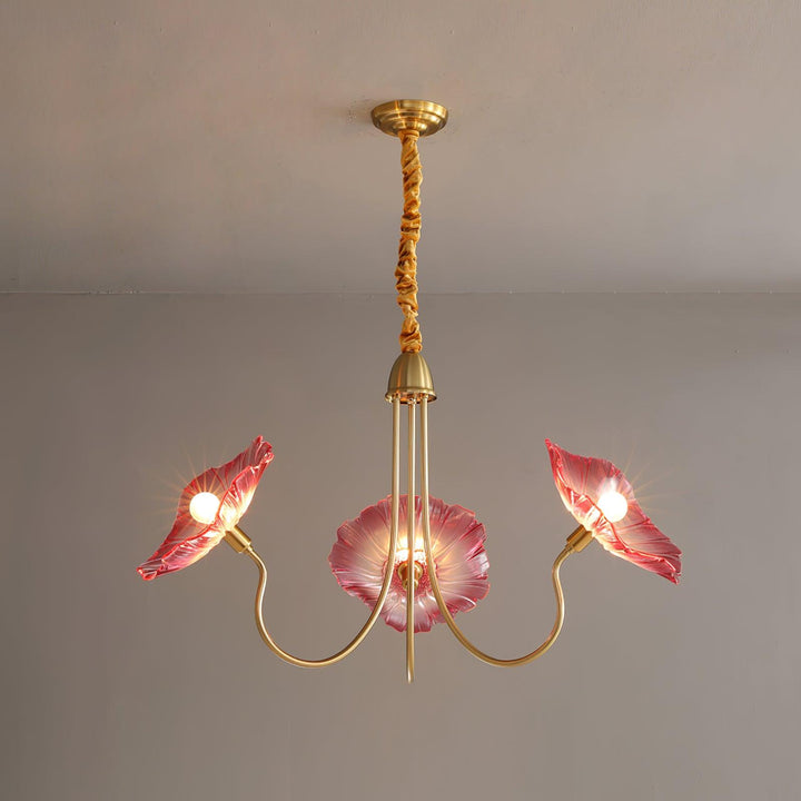 Lotusblad Glas Kandelaber