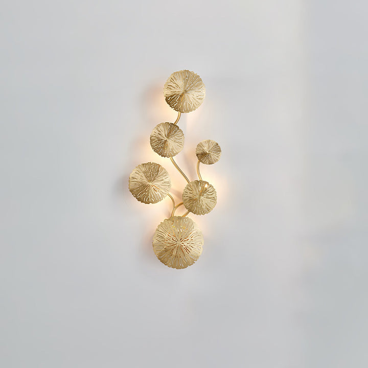 Lotusblad Vägglampa