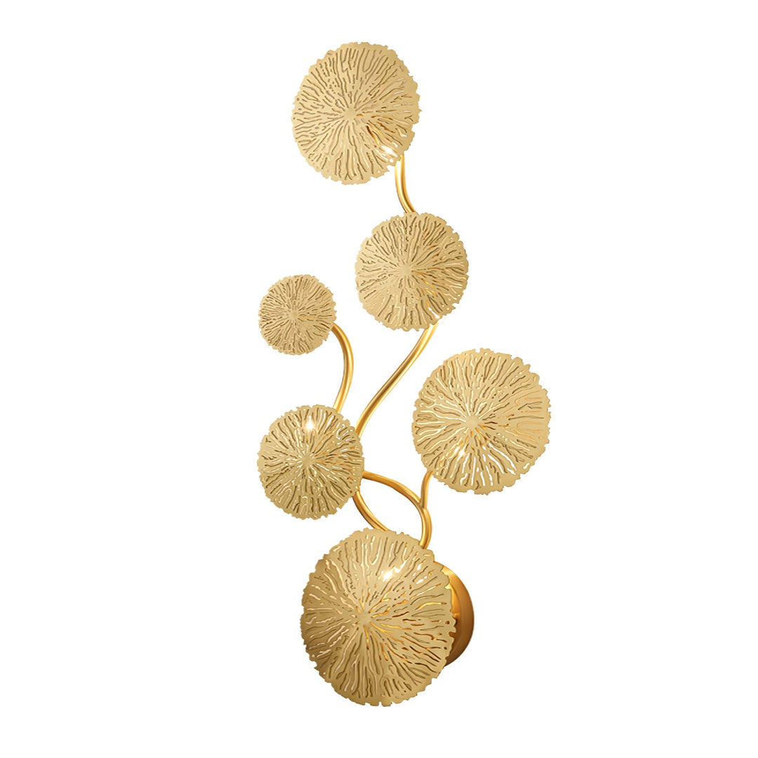 Lotusblad Vägglampa