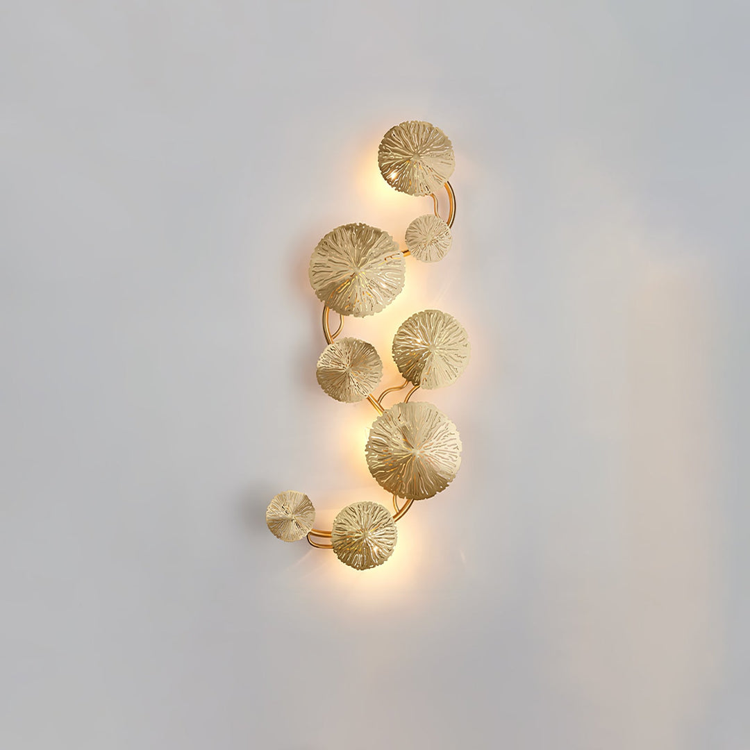 Lotusblad Vägglampa